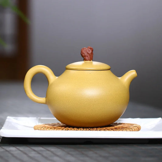 Yixing Purple Sand Pot Gold Segment Mud Hechang Pot Raw Ore Ni Xin'an Authentic Purple Sand Household Teapot Wholesale Goods