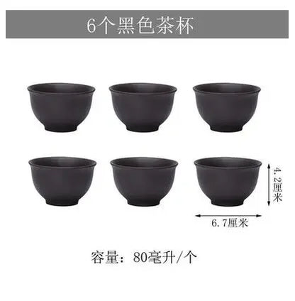 Yixing Purple Sand Pot, Large Capacity Bubble Teapot, Handmade Ceramic Single Pot, Household Flower Teapot, Tea Cup Set