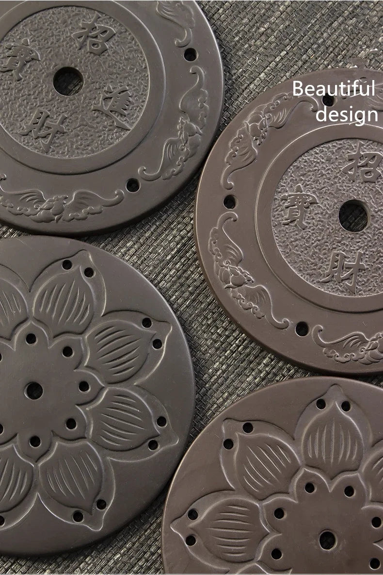 Yixing Purple Sand Pot Pad, Tea Set Accessories, Tea Cup Pad, Tea Cup Holder, Purple Sand, Dry Foam Table, Tea Trays