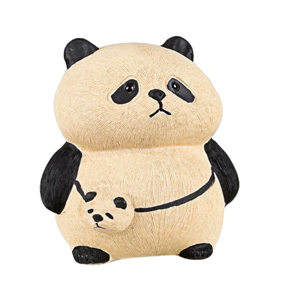Yixing Purplue Sand Tea Pet Boutique Supportable Panda Tea Set Zen Ornament Raw Ore Pure Handmade Creative Tea Tray Accessories