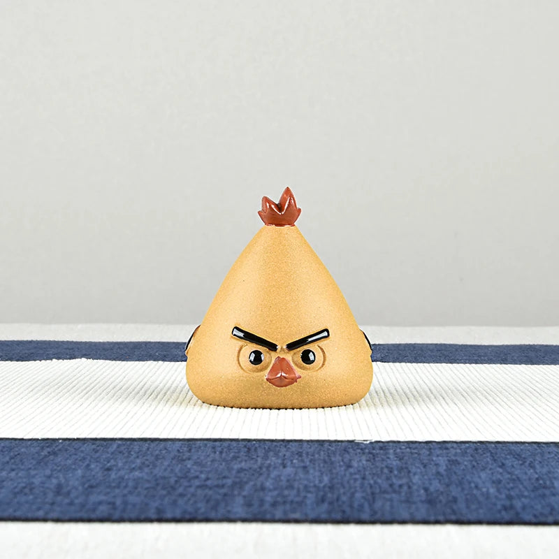 Yixing Purplue Sand Tea Pet Chicken Boutique Small Mini Tea Tray Ornaments Accessories Animal Sculpture Creative Cartoon Handmad