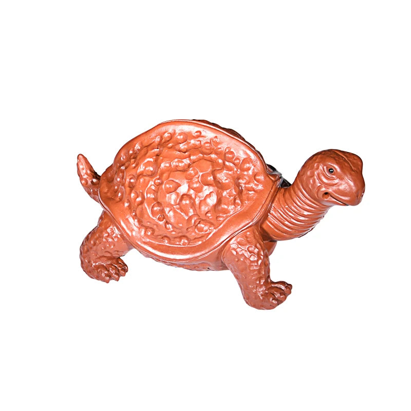 Yixing Purplue Sand Tea Pet Tea Tray Tea Ceremony Decoration Accessories Harmony Is the Most Expensive Walnut Turtle Dragon Raw