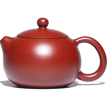 Yixing Purply Clay Tea Xishi Teapot Chinese Zisha Pots Raw Ore Dahongpao Mud  About 210ml Handmade  Suit For Drink Drinkware