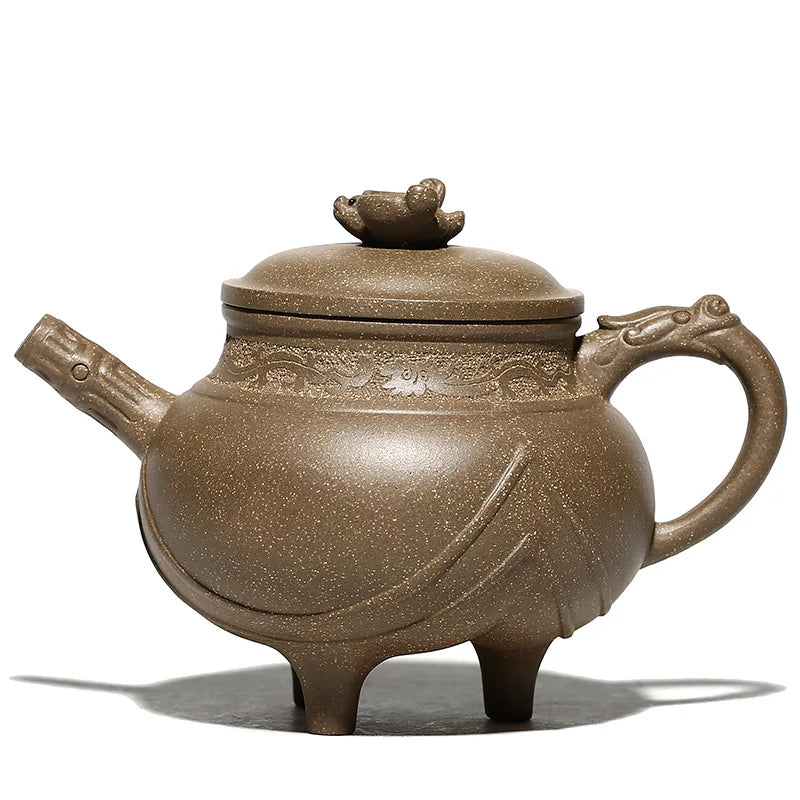 Yixing Raw Ore Green Gray Segment Mud the Gambling Ghost Purple Clay Pot Bat Regular Moon Red Handmade Wholesale Agent Rain Medi