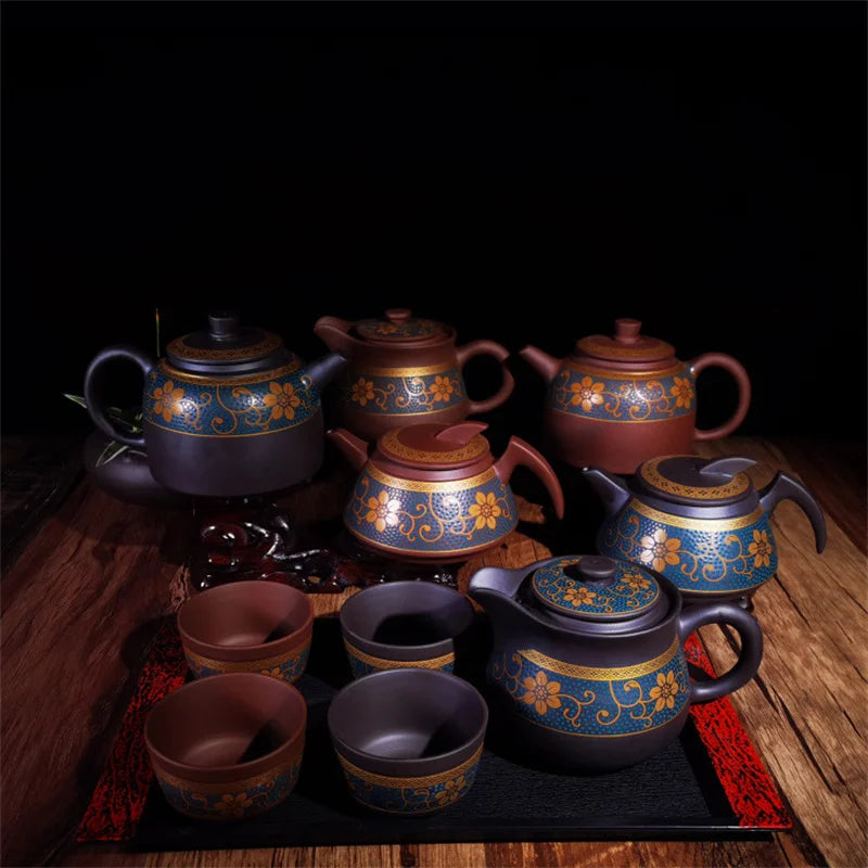 Yixing Raw Ore Purple Clay Teacup Boutique Handmade Tea Bowl Master Tea Cup Chinese Authentic Zisha Tea Set 100ml