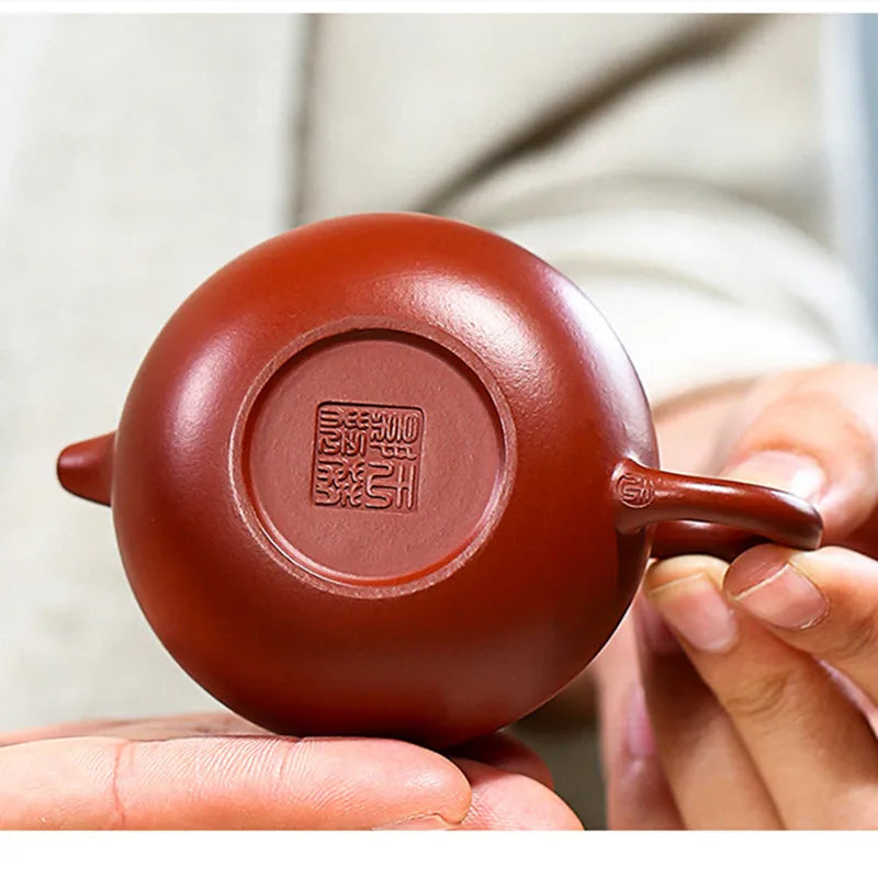 Yixing Small Capacity Purple Clay Teapots Handmade Raw Ore Dahongpao Antique Tea Pot Beauty Kettle Chinese Zisha Tea Set