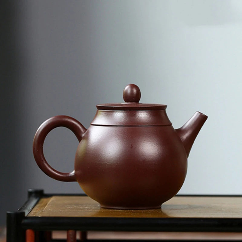 Yixing-TETERA creativa de arcilla púrpura, tetera de Zhu hecha a mano, filtro para hogar, fabricante de té de chino Zisha,