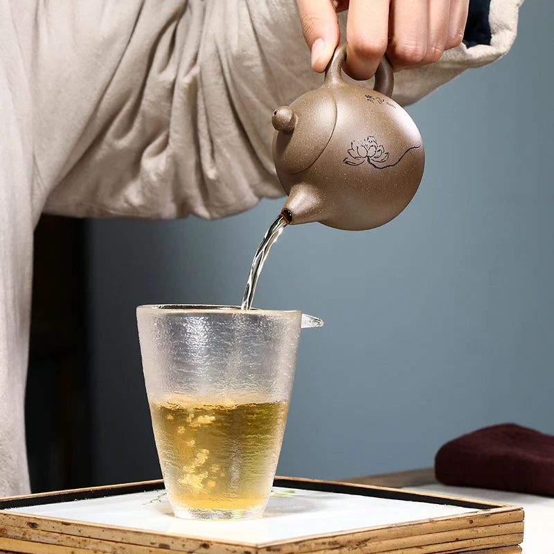 Yixing Tea Pot Dragon Egg Purple Clay Teapot Beauty Kettle Raw Ore Handmade Tea Set Authentic Chinese Tea Ceremony Drink Set