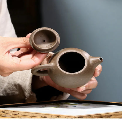 Yixing Tea Pot Dragon Egg Purple Clay Teapot Beauty Kettle Raw Ore Handmade Tea Set Authentic Chinese Tea Ceremony Drink Set