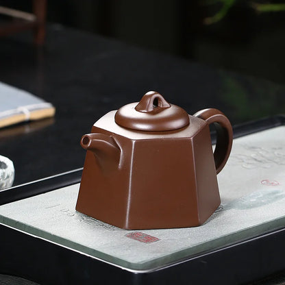 Yixing Tea Pot Purple Clay Filter Xishi Teapot Beauty Kettle Raw Ore Handmade Tea Set Customized Authentic Tie Guanyin 325ml