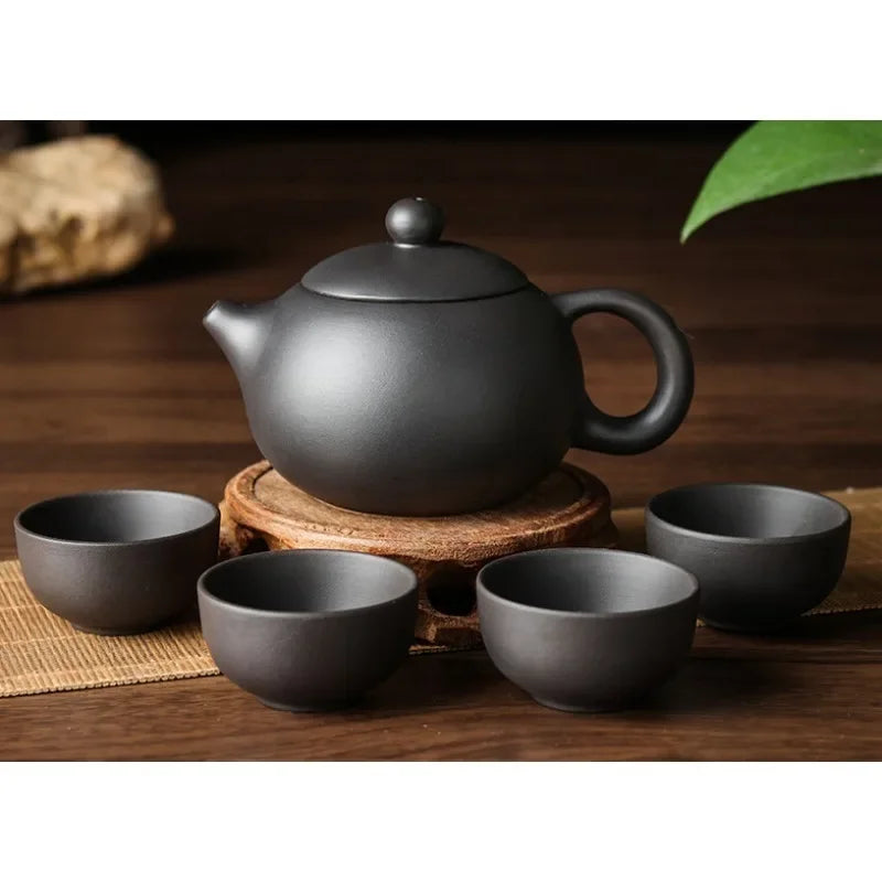 Yixing Tea Pot Purple Clay Xishi Teapot Beauty Kettle Raw Ore Handmade Tea Set Authentic Tie Guanyin Puer