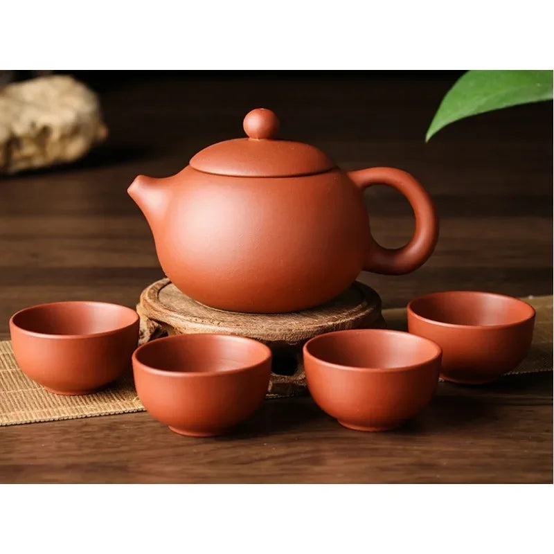 Yixing Tea Pot Purple Clay Xishi Teapot Beauty Kettle Raw Ore Handmade Tea Set Authentic Tie Guanyin Puer