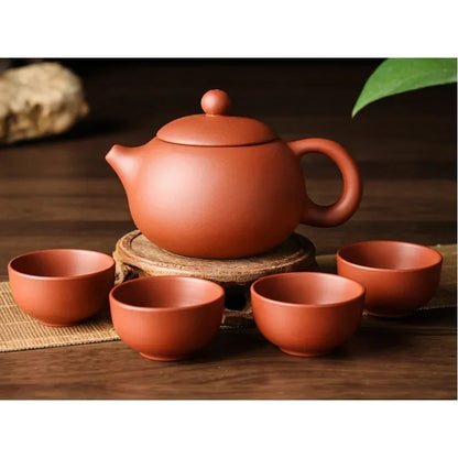 Yixing Tea Pot Purple Clay Xishi Teapot Beauty Kettle Raw Ore Handmade Tea Set Authentic Tie Guanyin Puer