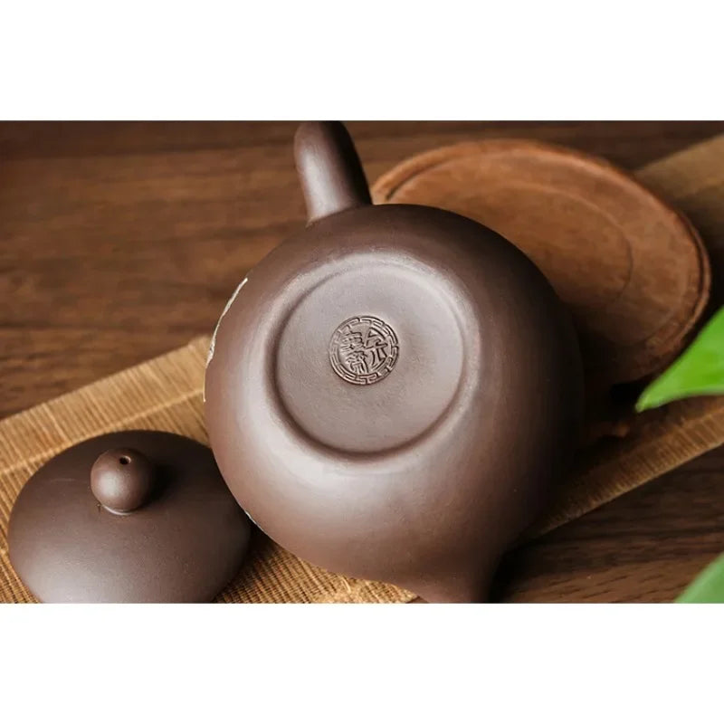 Yixing Tea Pot Purple Clay Xishi Teapot Beauty Kettle Raw Ore Handmade Tea Set Authentic Tie Guanyin Puer
