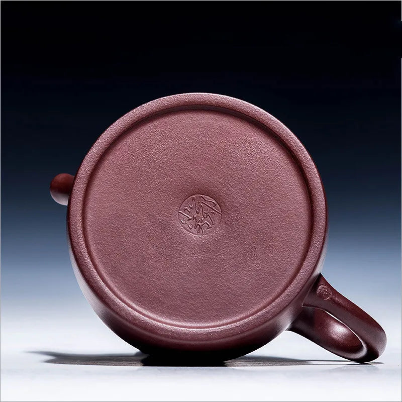 Yixing Tea Pot Water Hand Drawn Horse Illustration Purple Clay Xishi Teapot Ore Beauty Kettle Master Handmade Teaware 450ml