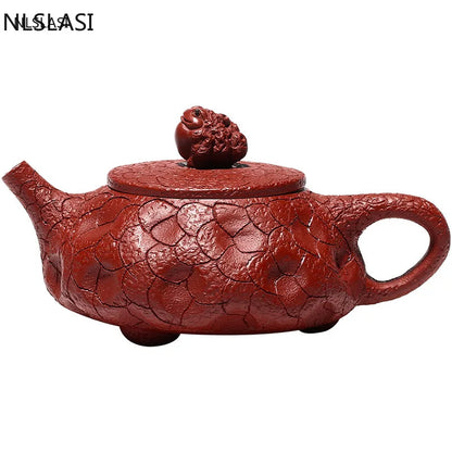 Yixing Tea pot purple clay filter Stone scoop teapot beauty kettle Raw ore ahongpao Handmade Tea set Customized authentic 170ml