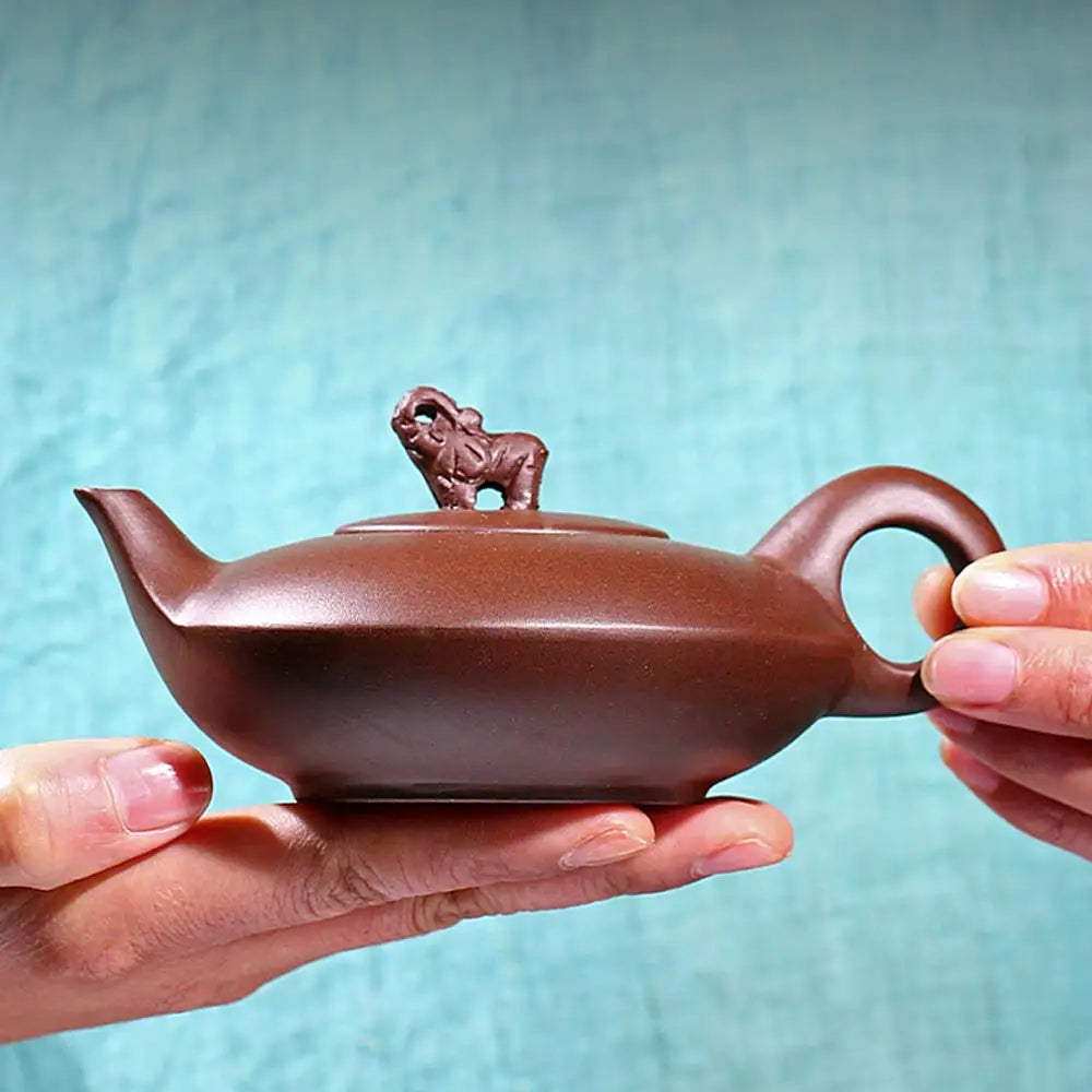 Yixing Teapot Elephant Tea Pot Filter Zisha Pot Craftsman Handmade Kung Fu Tet Set Teaware Pure Drinkware Set Customized Gifts
