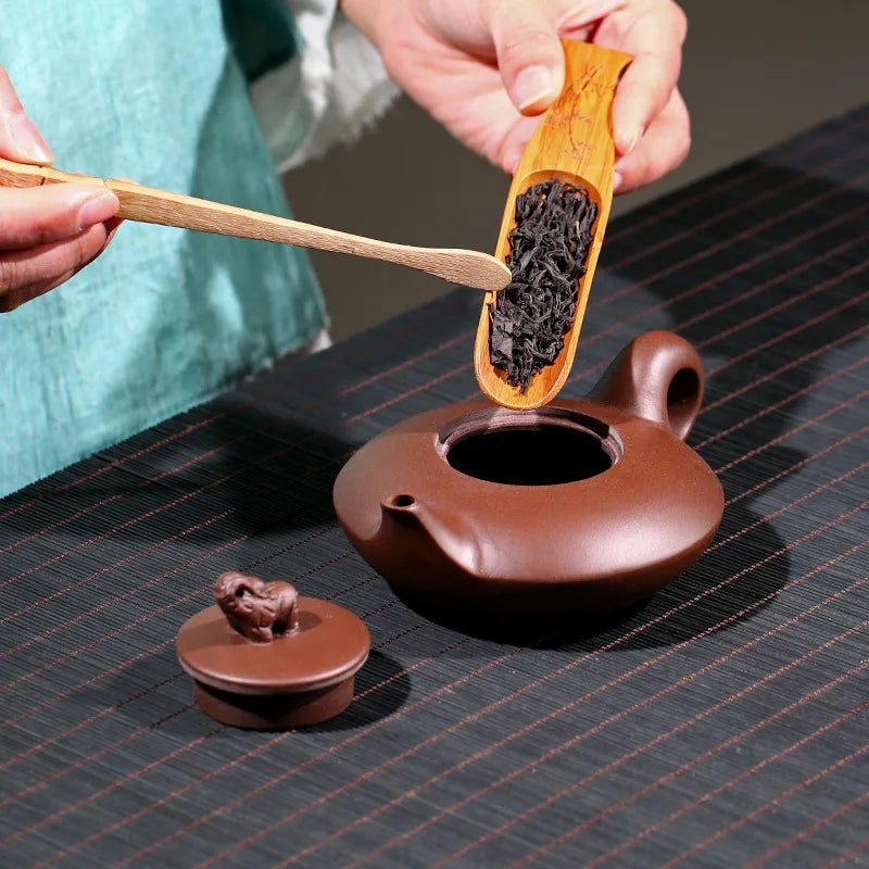 Yixing Teapot Elephant Tea Pot Filter Zisha Pot Craftsman Handmade Kung Fu Tet Set Teaware Pure Drinkware Set Customized Gifts