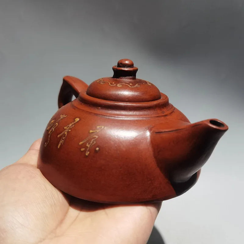 Yixing Teapot Tea Pot filter Pot Handmade Purple Clay Teaware customized Gifts Drinkware