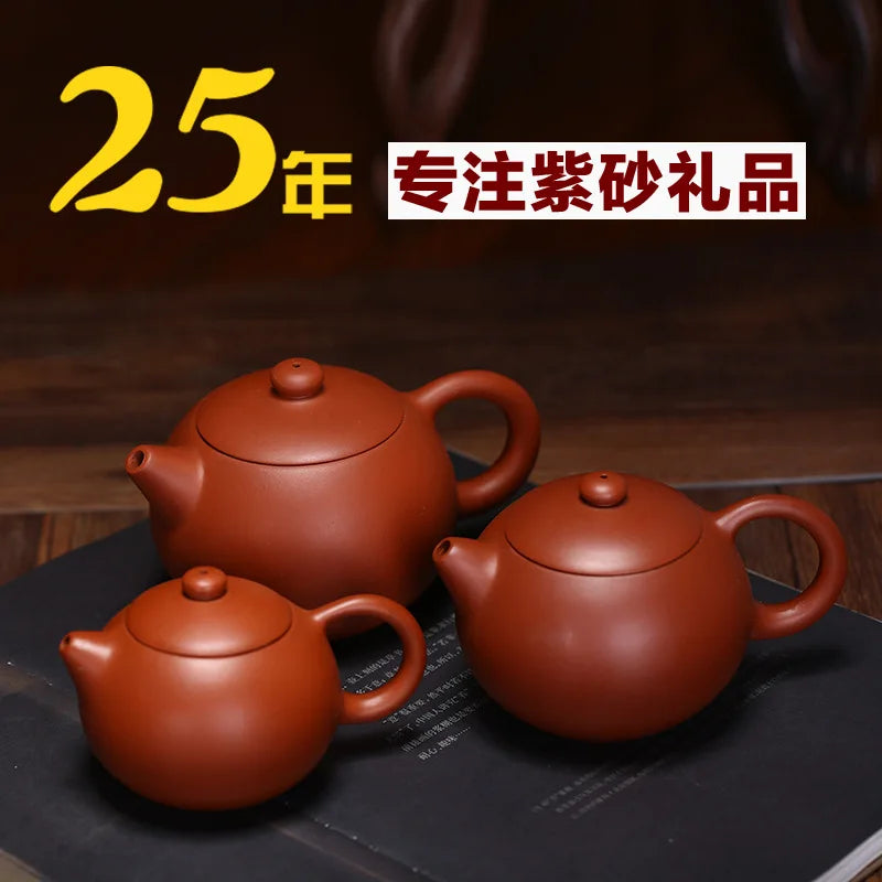 Yixing Teapot Tea Pot filter Xishi Pot Beauties Handmade Purple Clay Teaware customized Gifts Drinkware Set Drink Puer
