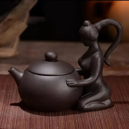 Yixing Teapots Chinese Handmade Xi Shi Teapot Authentic Zisha Tea Kettle Purple Clay Pot Kung Fu Tea Set