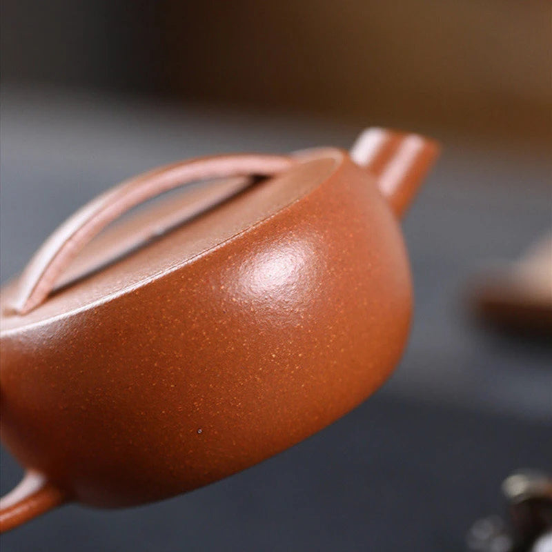 Yixing-Teteras de pequeña capacidad para artistas famosos, juego de té chino Zisha a mano con filtro de agujero de bola, 110ml