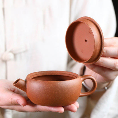 Yixing-Teteras de pequeña capacidad para artistas famosos, juego de té chino Zisha a mano con filtro de agujero de bola, 110ml