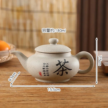 Yixing Xishi Tea Kettle Ceramic Teaware 180ml Tea Pots Home Decor Teapots Set Tea Accessories Chinese Kung Fu Teapot