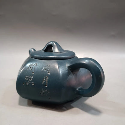 Yixing Zisha Clay Teapot Hexagonal bamboo Pot Jingzhou kettle 240ml
