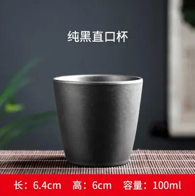 Yixing Zisha Double Dragon Tea Bowl, Large Handmade Relief, Phoenix Tea Cup, Master Cup, Tea Accessories, 3Pcs