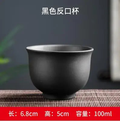 Yixing Zisha Double Dragon Tea Bowl, Large Handmade Relief, Phoenix Tea Cup, Master Cup, Tea Accessories, 3Pcs
