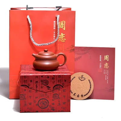 Yixing Zisha Tea Pot Pure Handmade Ore Genuine Kung Fu Black Tea Dahongpao Gourd Teapot Home Teaware Free Shipping