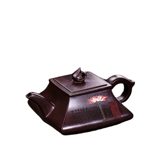 Yixing handmade purple clay pot raw ore purple clay all promising kungfu tea sets Chinese teapot 280ml