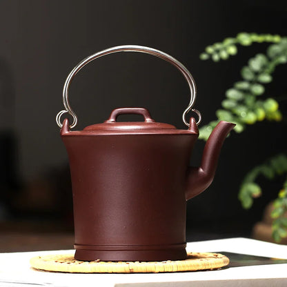 Yixing monohydrate hall are recommended pure manual old childish girder purple clay pot of tea 200 ml