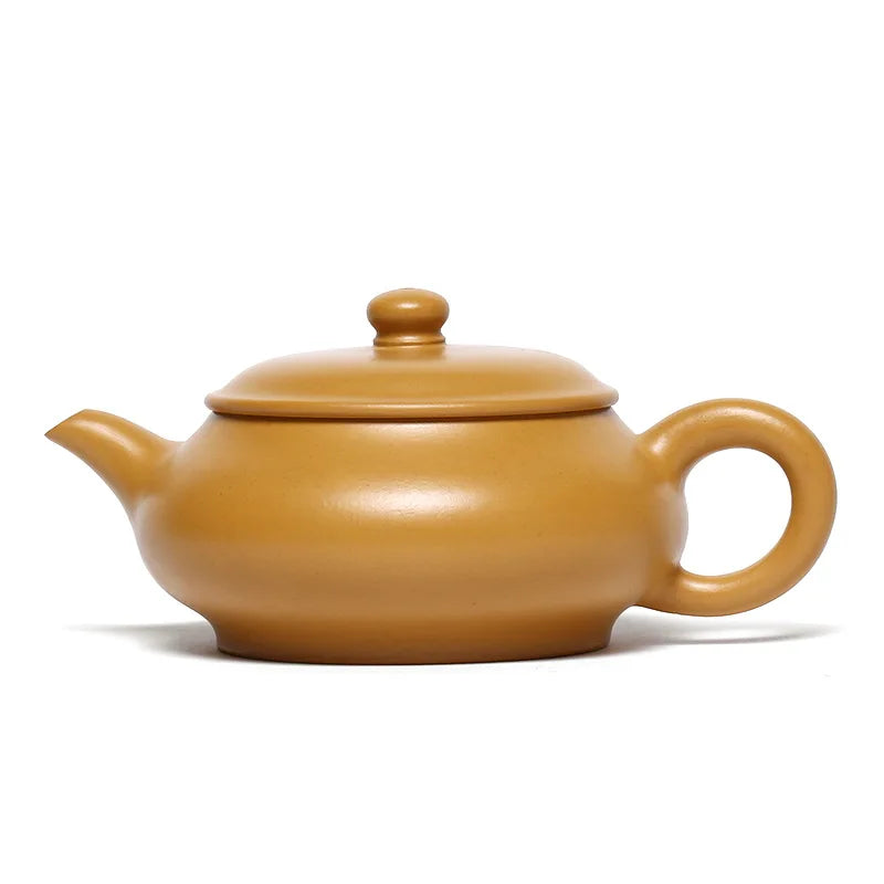 Yixing purple clay teapot  gold Zhuni Ming furnace pot Kung Fu tea set teapot capacity 160ml