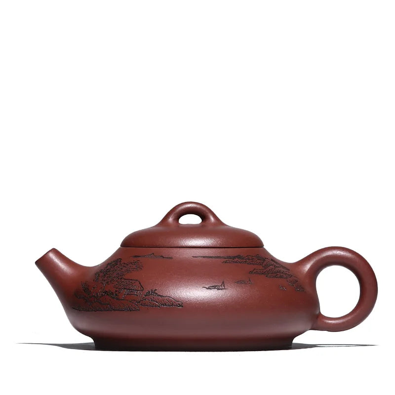 Yixing purple clay teapot pure handmade teapot