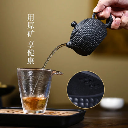 Yixing purple clay teapot pure handmade teapot