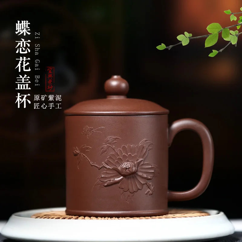 Yixing purple sand cup really pure manual office with small cup of ceramic tea tea set recent cup