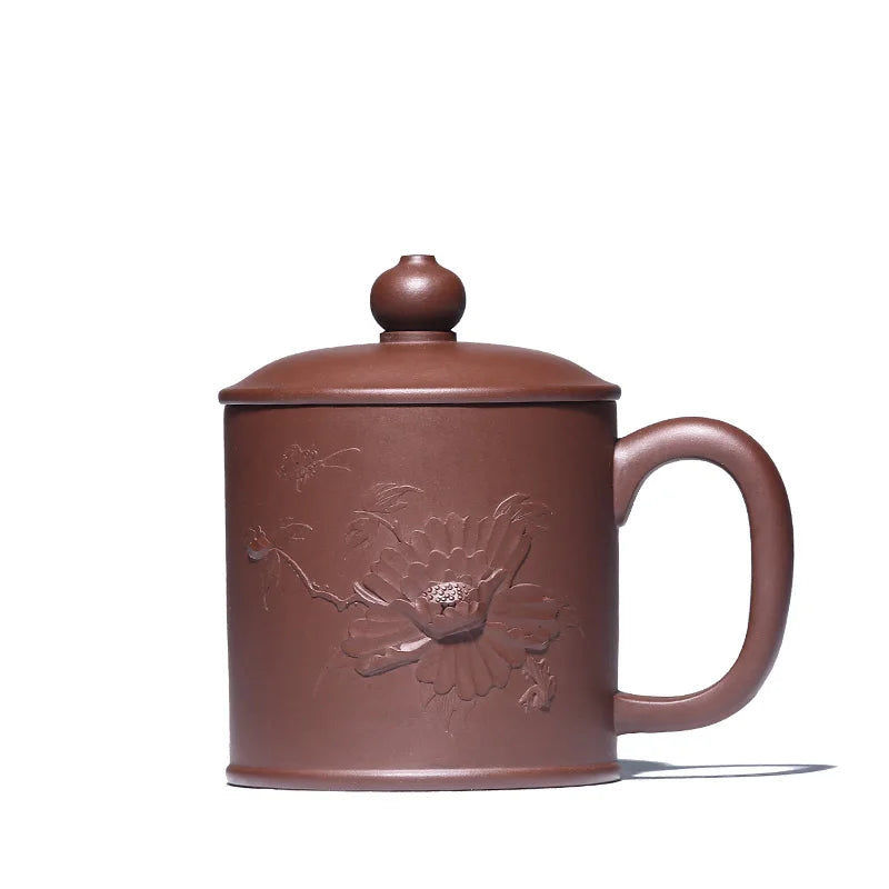 Yixing purple sand cup really pure manual office with small cup of ceramic tea tea set recent cup