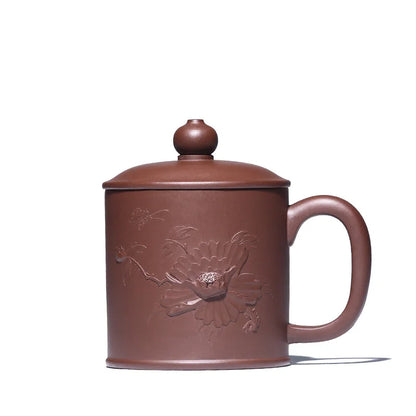 Yixing purple sand cup really pure manual office with small cup of ceramic tea tea set recent cup