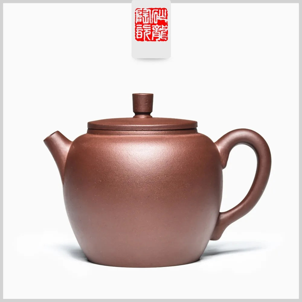 Yixing raw ore teapot authentic handmade purple clay teapot kettle 320ml pottery pot teaset gift box free shipping