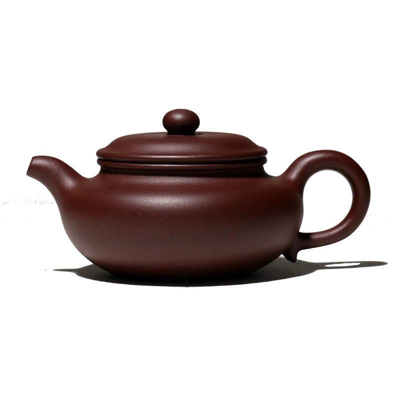 Yixing recommended pure manual high-capacity teapot set tea service home archaize of purple clay pot of 215 ml