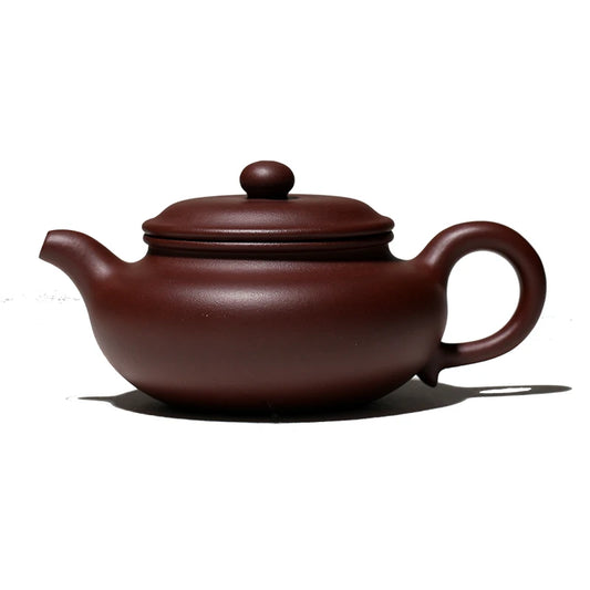Yixing recommended pure manual high-capacity teapot set tea service home archaize of purple clay pot of 215 ml