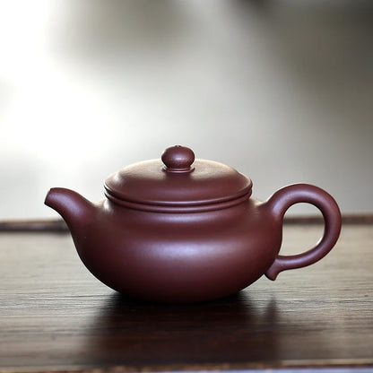 Yixing recommended pure manual high-capacity teapot set tea service home archaize of purple clay pot of 215 ml