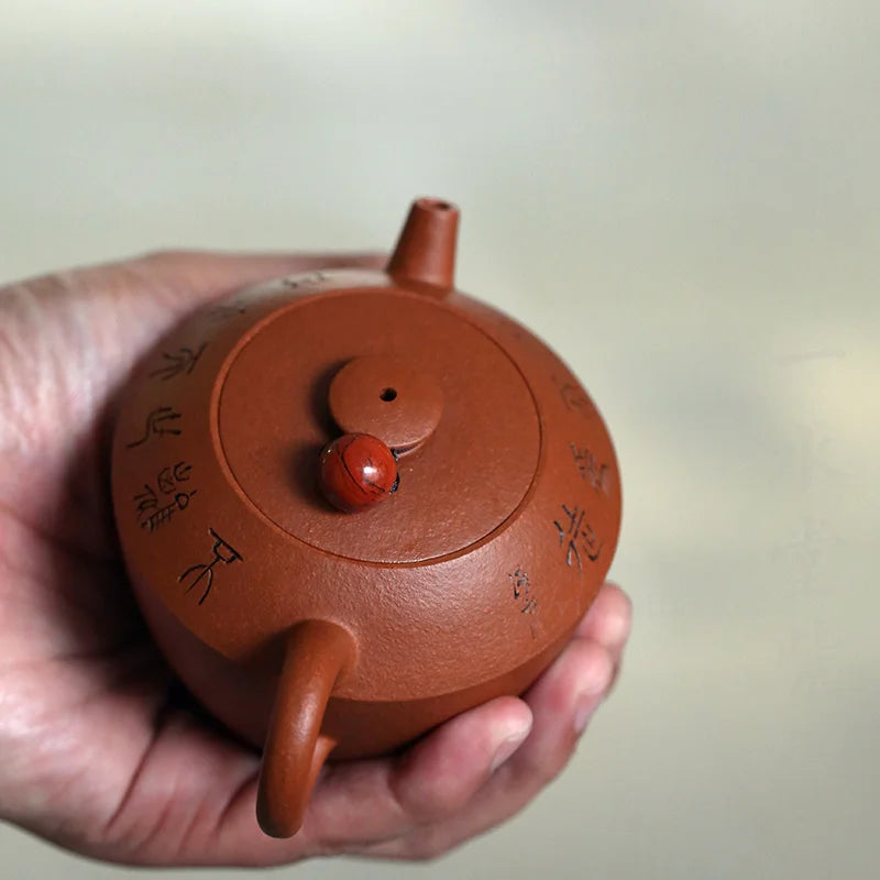 Yixing recommended the teapot tea set # ore pure manual monohydrate slope mud a pot of 200 ml