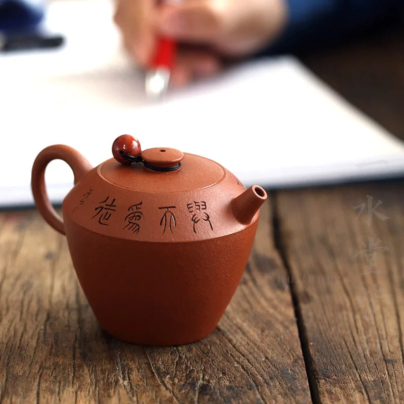 Yixing recommended the teapot tea set # ore pure manual monohydrate slope mud a pot of 200 ml
