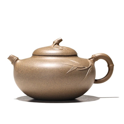 Yixing recommended undressed ore all hand famous tea suit household green section of the request of bamboo pot