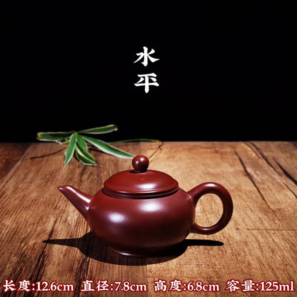Yixing tea pot purple clay Siting teapot Chinese Famous Handmade Tea set kettle Teaware custom Tea ceremony gift 120ml