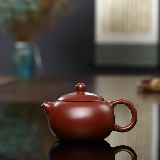 Yixing tea pot purple clay Xishi teapot beauty kettle Raw ore Handmade Tea set authentic Tie Puer 188 ball hole filter