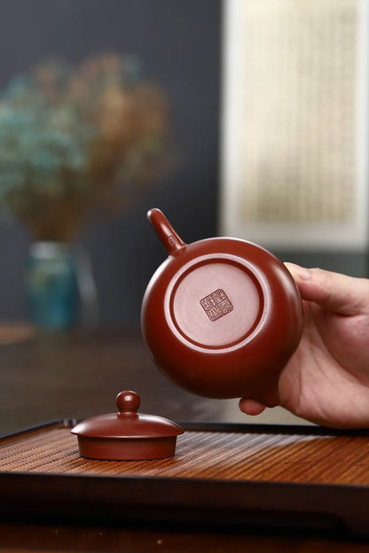 Yixing tea pot purple clay Xishi teapot beauty kettle Raw ore Handmade Tea set authentic Tie Puer 188 ball hole filter